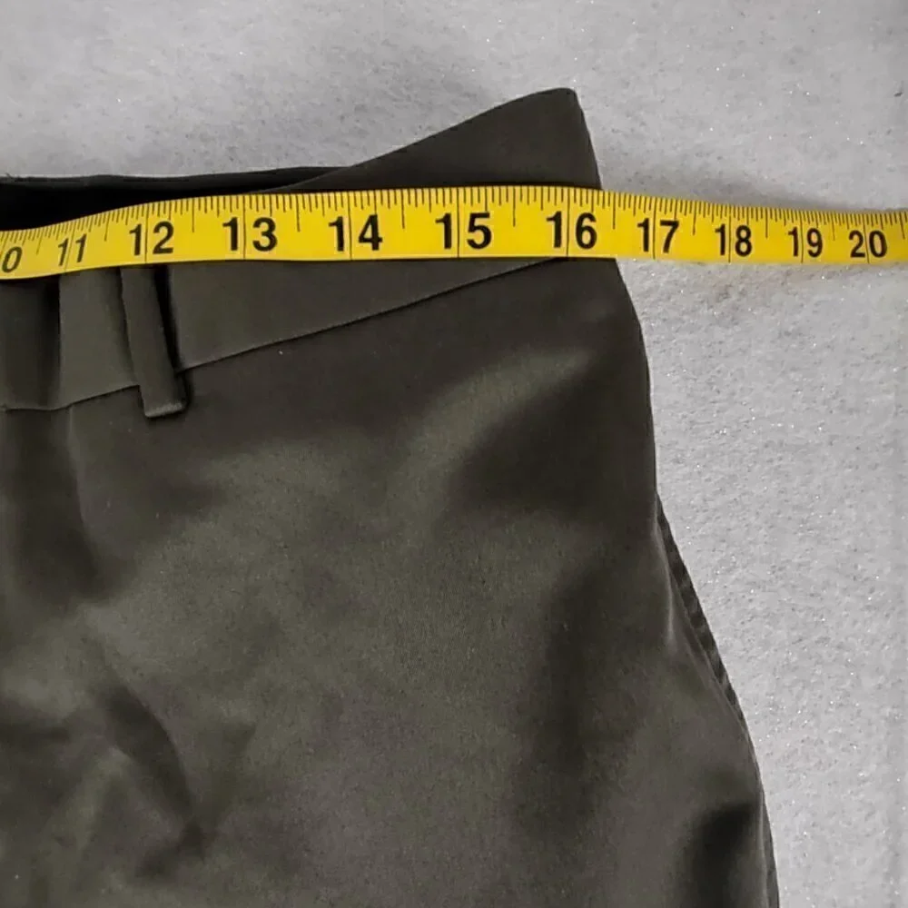 Perry Ellis Portfolio Men's, Olive Green Dress Slacks, Pants, Size 33X32